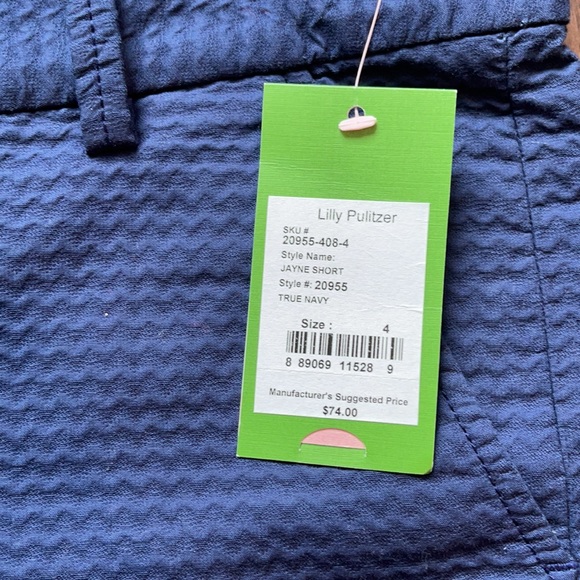 Lilly Pulitzer true navy Jayne shorts - Picture 5 of 7